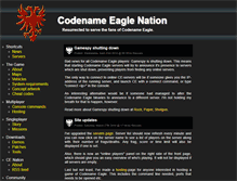 Tablet Screenshot of codenameeagle.net